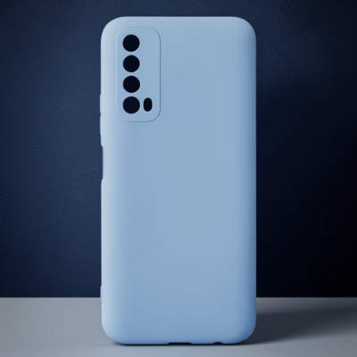 Huawei P Smart 2021 Kılıf Nano İçi Kadife Silikon - Mavi