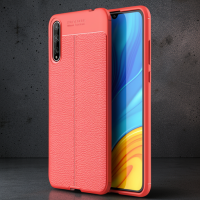 Huawei P Smart S Kılıf Auto Focus Kapak - Kırmızı