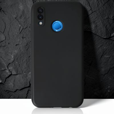 Huawei P20 Lite Kılıf First Silikon - Siyah
