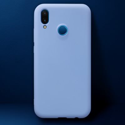 Huawei P20 Lite Kılıf Nano İçi Kadife Silikon - Lila