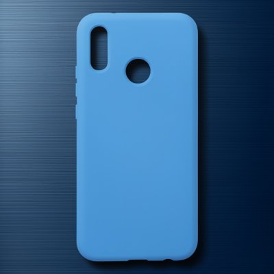 Huawei P20 Lite Kılıf Nano İçi Kadife Silikon - Mavi