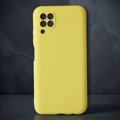 Huawei P40 Lite Kılıf Nano İçi Kadife Silikon - Sarı