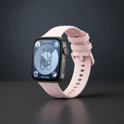 Huawei Watch Fit 3 Klasik Kordon - Pudra