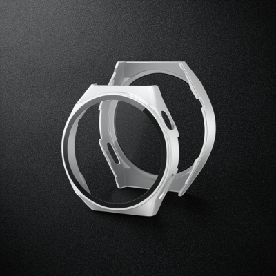 Huawei Watch Gt2 46mm Dota Camlı Kasa Ekran Koruyucu - Gümüş