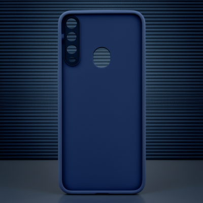 Huawei Y6p Kılıf Montreal Silikon Kapak - Lacivert
