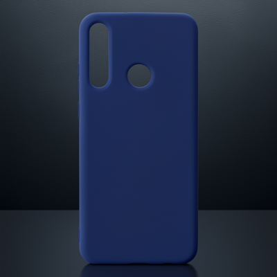 Huawei Y6p Kılıf Nano İçi Kadife Silikon - Lacivert