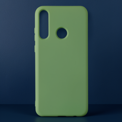 Huawei Y6p Kılıf Nano İçi Kadife Silikon - Yeşil
