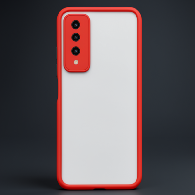 Huawei Y9 Prime 2019 Kılıf Montreal Silikon Kapak - Kırmızı