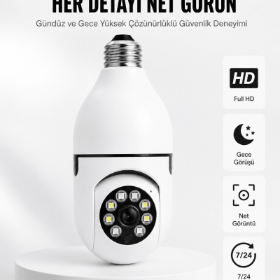 İki Yönlü Ses Destekli Full HD Akıllı Kamera Yeni Nesil