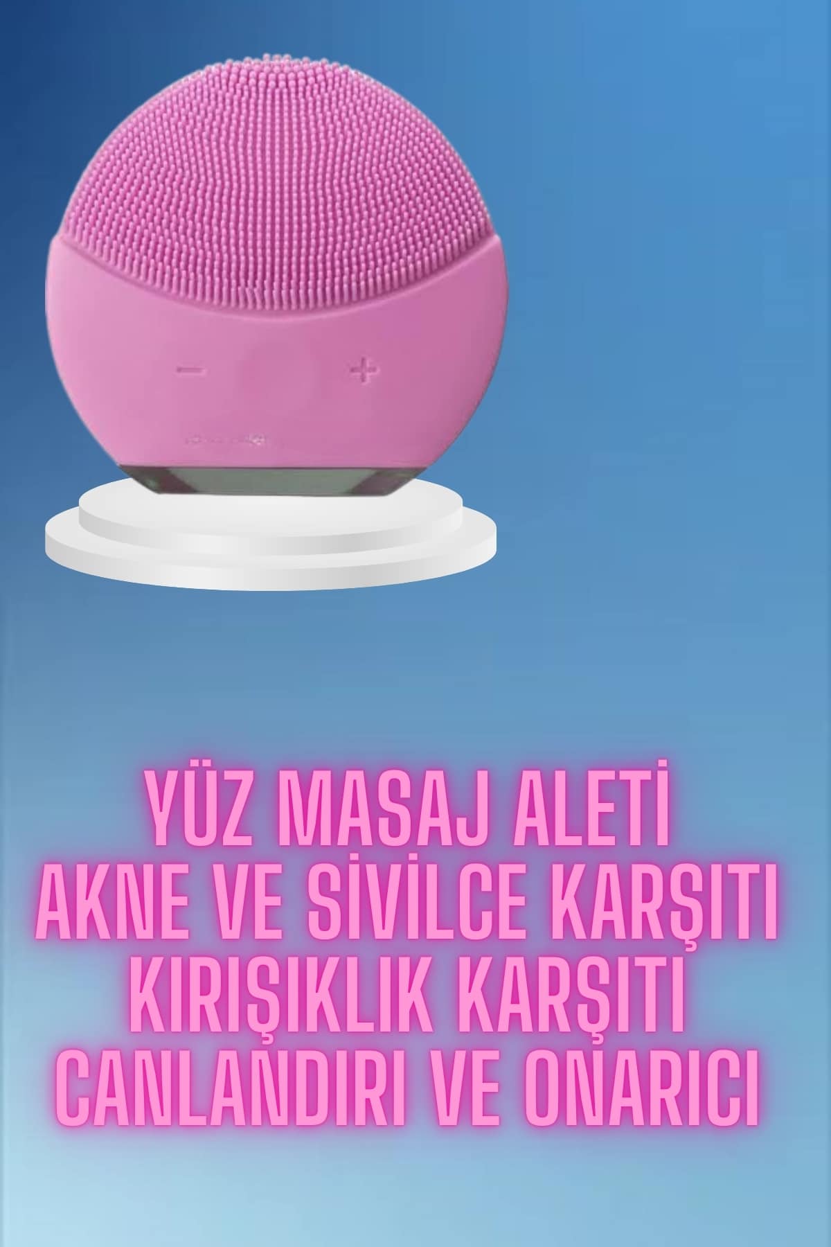 İkili Cilt Bakım Seti 5 Başlıklı Yüz Temizleme ve Masaj Aleti Canlandırıcı ve Onarıcı