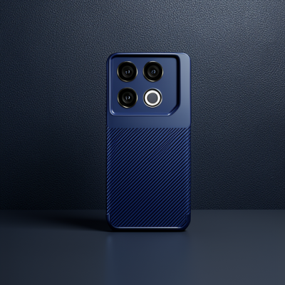 İnfinix Gt 20 Pro Kılıf Auto Focus Karbon Kapak - Lacivert