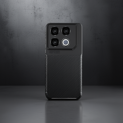 İnfinix Gt 20 Pro Kılıf Auto Focus Karbon Kapak - Siyah