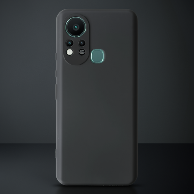 İnfinix Hot 11s Kılıf First Silikon - Siyah