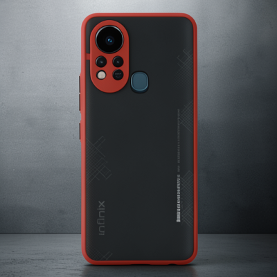 İnfinix Hot 11s Kılıf Montreal Silikon Kapak - Kırmızı