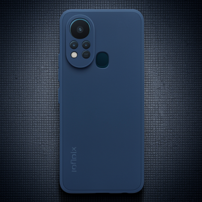 İnfinix Hot 11s Kılıf Montreal Silikon Kapak - Lacivert