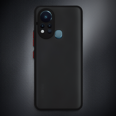 İnfinix Hot 11s Kılıf Montreal Silikon Kapak - Siyah