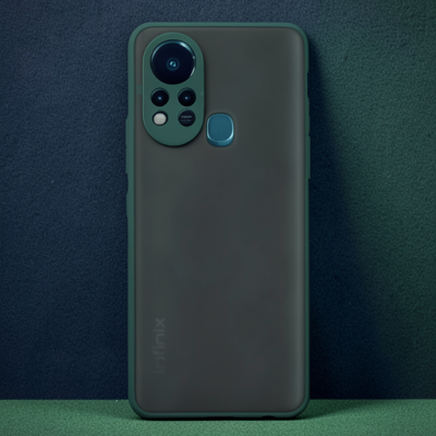 İnfinix Hot 11s Kılıf Montreal Silikon Kapak - Yeşil