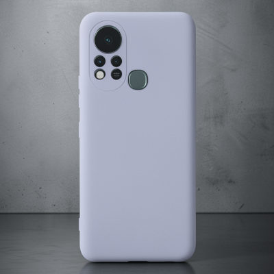 İnfinix Hot 11s Kılıf Nano İçi Kadife Silikon - Lila