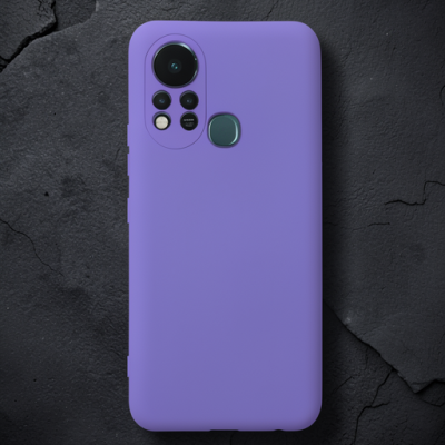 İnfinix Hot 11s Kılıf Nano İçi Kadife Silikon - Mor
