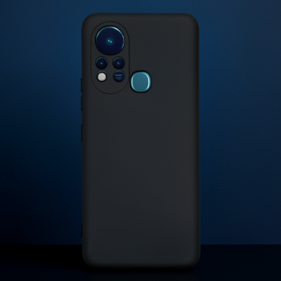 İnfinix Hot 11s Kılıf Nano İçi Kadife Silikon - Siyah