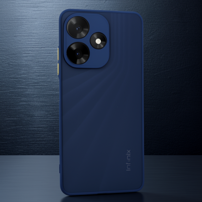 İnfinix Hot 30 4g Kılıf Montreal Silikon Kapak - Lacivert