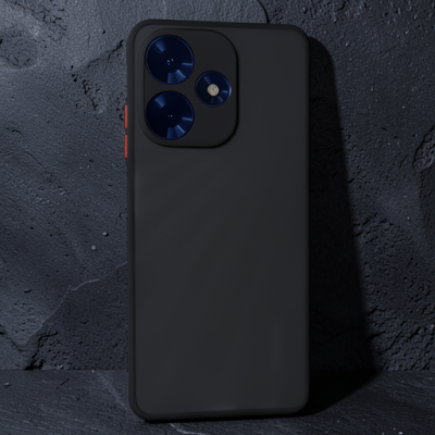 İnfinix Hot 30 4g Kılıf Montreal Silikon Kapak - Siyah