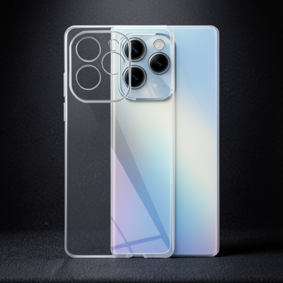 İnfinix Hot 40i Kılıf Lüx Şeffaf Silikon