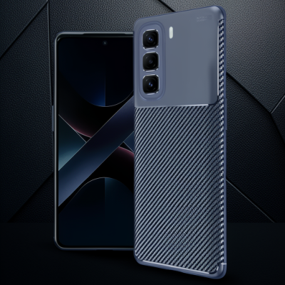 İnfinix Hot 50 Pro Plus 4g Auto Focus Karbon Kapak - Lacivert
