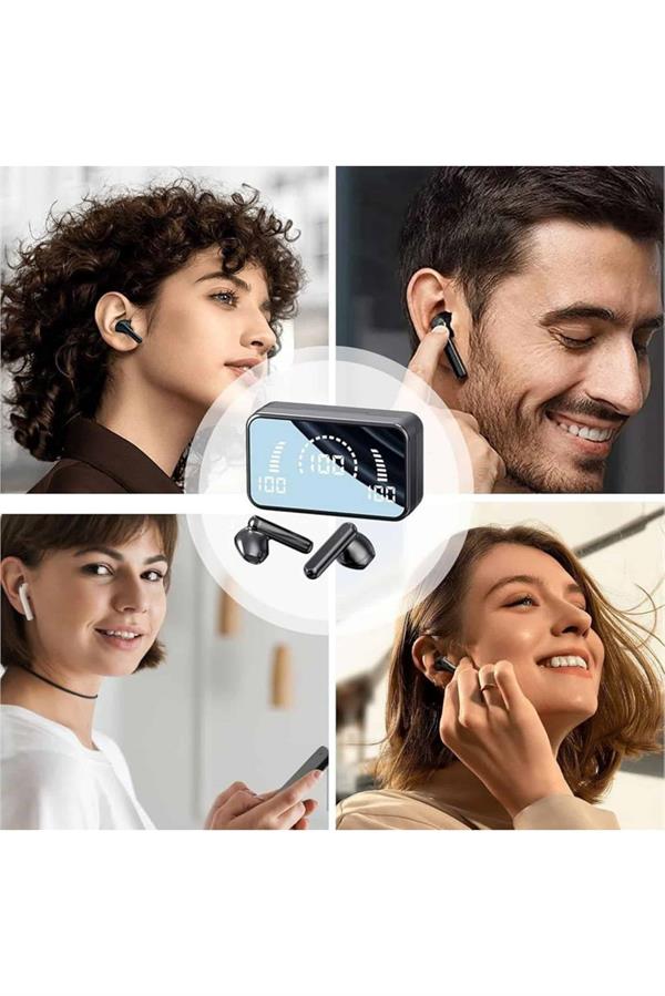 İos Android Uyumlu Bluetooth Kulaklık Kablosuz Kulaklık Yüksek Basslı