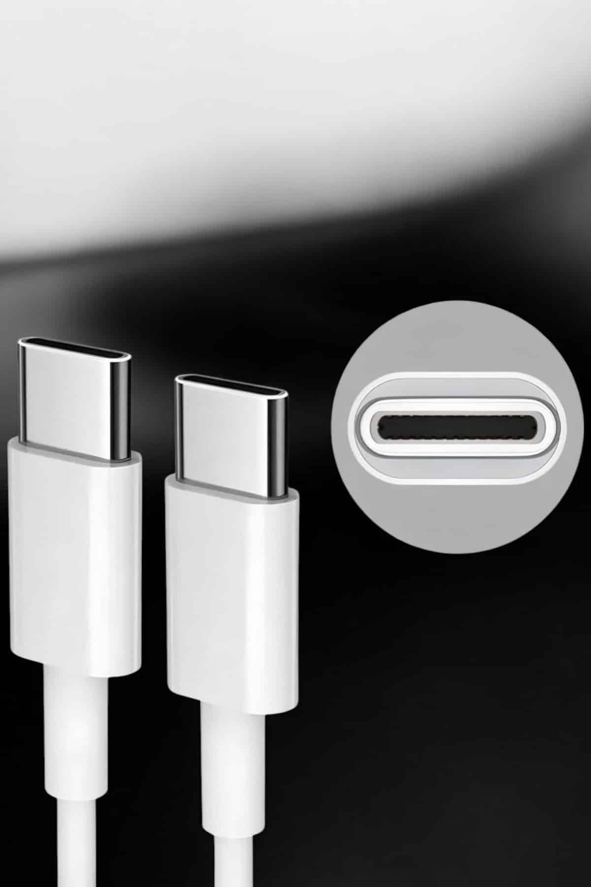 İOS Uyumlu Type-C Girişli Hızlı Şarj 15/15 Pro Max Adaptör ve Kablosu