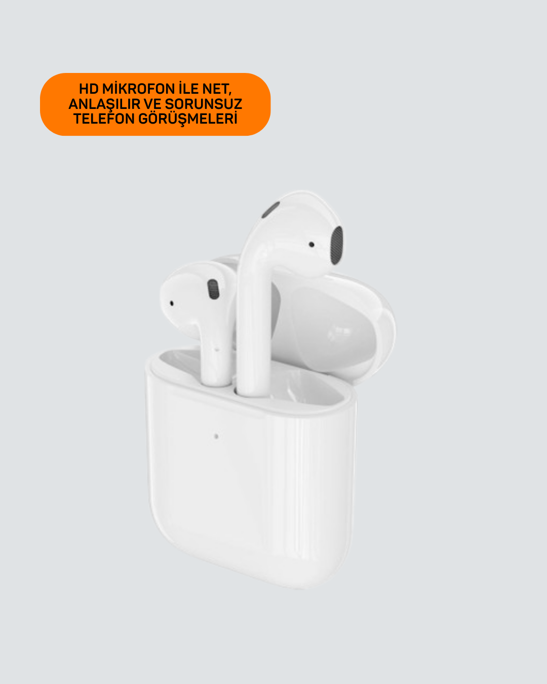 iPhone Tüm Modellerle Uyumlu Bluetooth Kulaklık Gürültü Önleyici Stereo