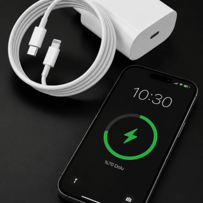 iPhone 14 13 12 11 8 Plus 7 Uyumlu 20W PD Hızlı Şarj Seti