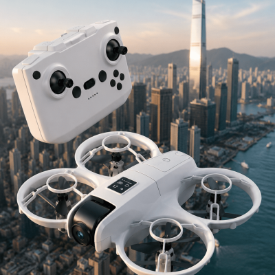 Işıklı Mini Drone Uzun Şarj Süreli ve Yedek Pervane Setli