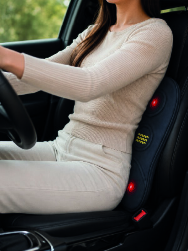 Ergonomik Isıtmalı Bel Masaj Minderi Sırt Destek Minderi