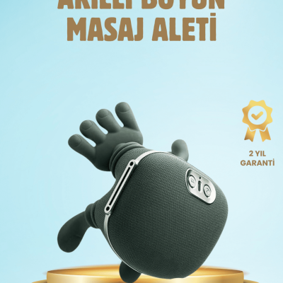 Yeni Nesil Isıtmalı Boyun ve Omuz Masaj Aleti Kablosuz Rahatlatıcı