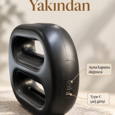 Sabit Frekans ve Otomatik Modlu Isıtmalı Masaj Aleti