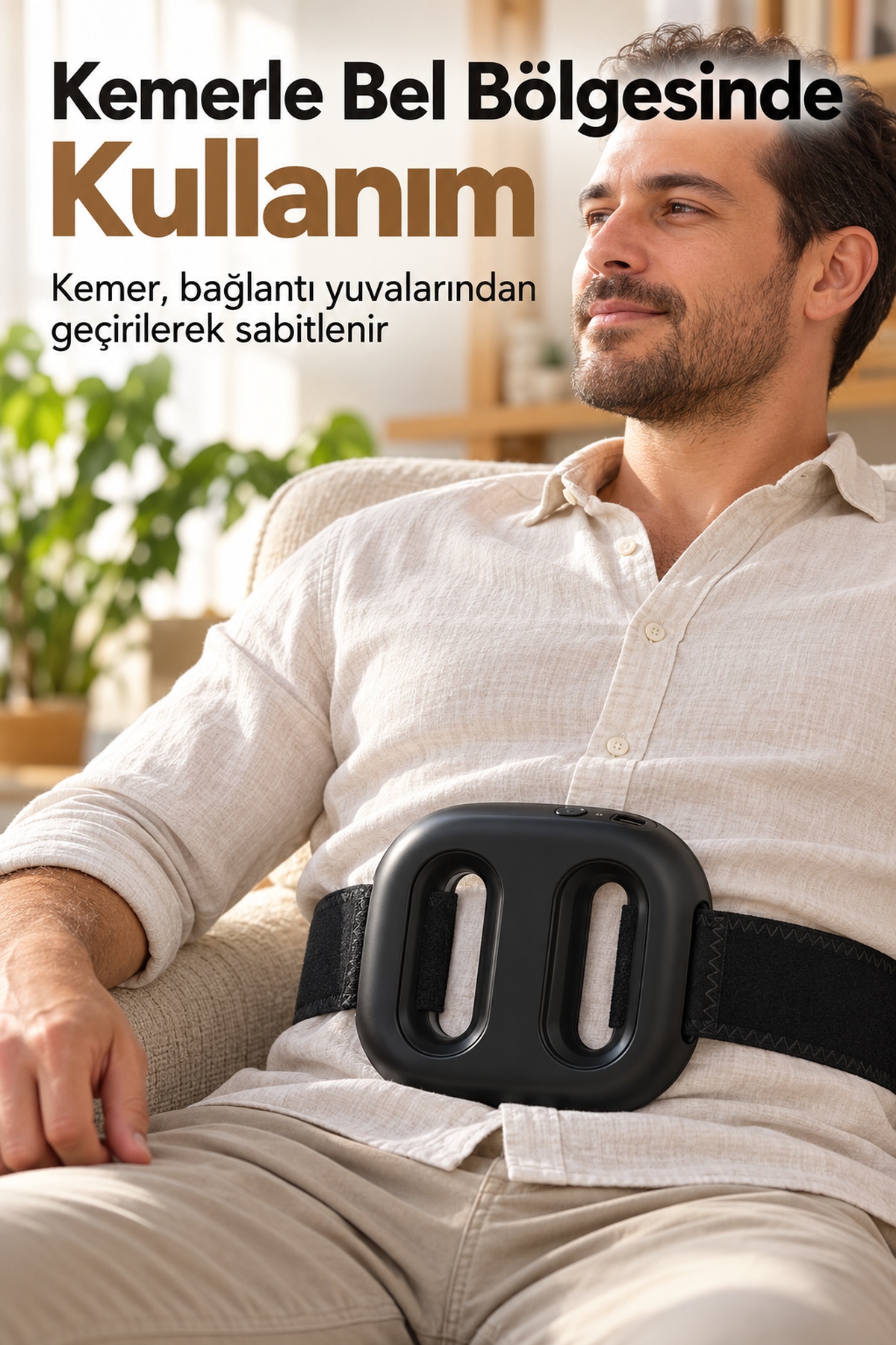 Sabit Frekans ve Otomatik Modlu Isıtmalı Masaj Aleti