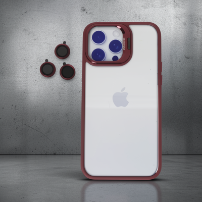 Joko Apple İphone 14 Pro Kılıf Roblox Lens Standlı Kapak - Bordo