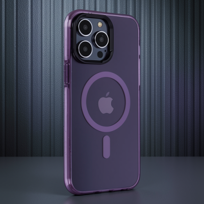 Joko Apple İphone 14 Pro Kılıf Tigra Magsafe Kapak - Derin Mor
