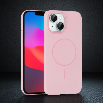 Joko Apple İphone 15 Plus Broş Magsafe Kapak - Pembe