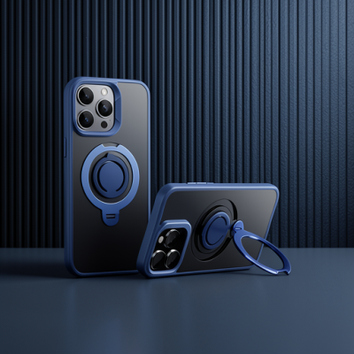 Joko Apple İphone 15 Pro Max Avatar 360 Dönen Magsafe Kapak - Lacivert