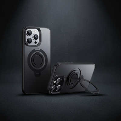 Joko Apple İphone 15 Pro Max Avatar 360 Dönen Magsafe Kapak - Siyah