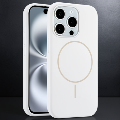 Joko Apple İphone 15 Pro Max Kılıf Jully Magsafe Kapak - Beyaz