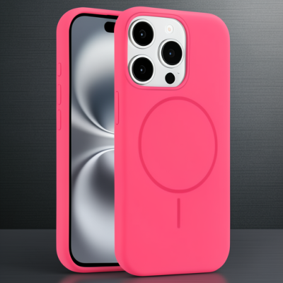 Joko Apple İphone 15 Pro Max Kılıf Jully Magsafe Kapak - Pembe