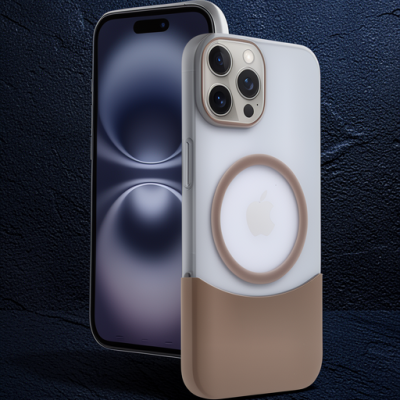 Joko Apple İphone 15 Pro Max Velar Magsafe Kapak - Çöl Titanyum