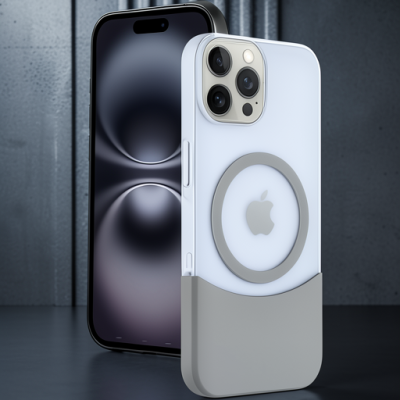 Joko Apple İphone 15 Pro Max Velar Magsafe Kapak - Natural Grey