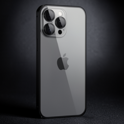 Joko Apple İphone 15 Pro Metal Bumper Mat Kapak - Siyah
