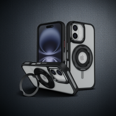 Joko Apple İphone 16 Banza Magsafe Standlı Kapak - Siyah
