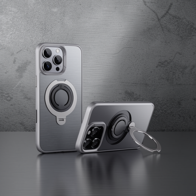 Joko Apple İphone 16 Pro Avatar 360 Dönen Magsafe Kapak - Titan Gri