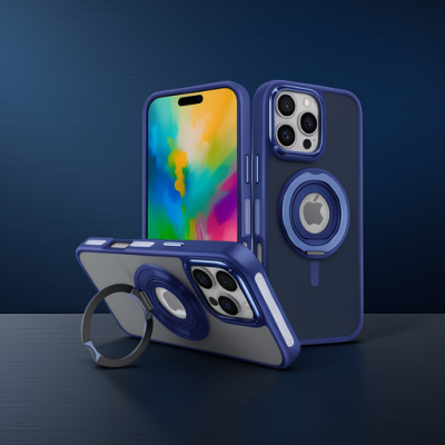 Joko Apple İphone 16 Pro Banza Magsafe Standlı Kapak - Lacivert